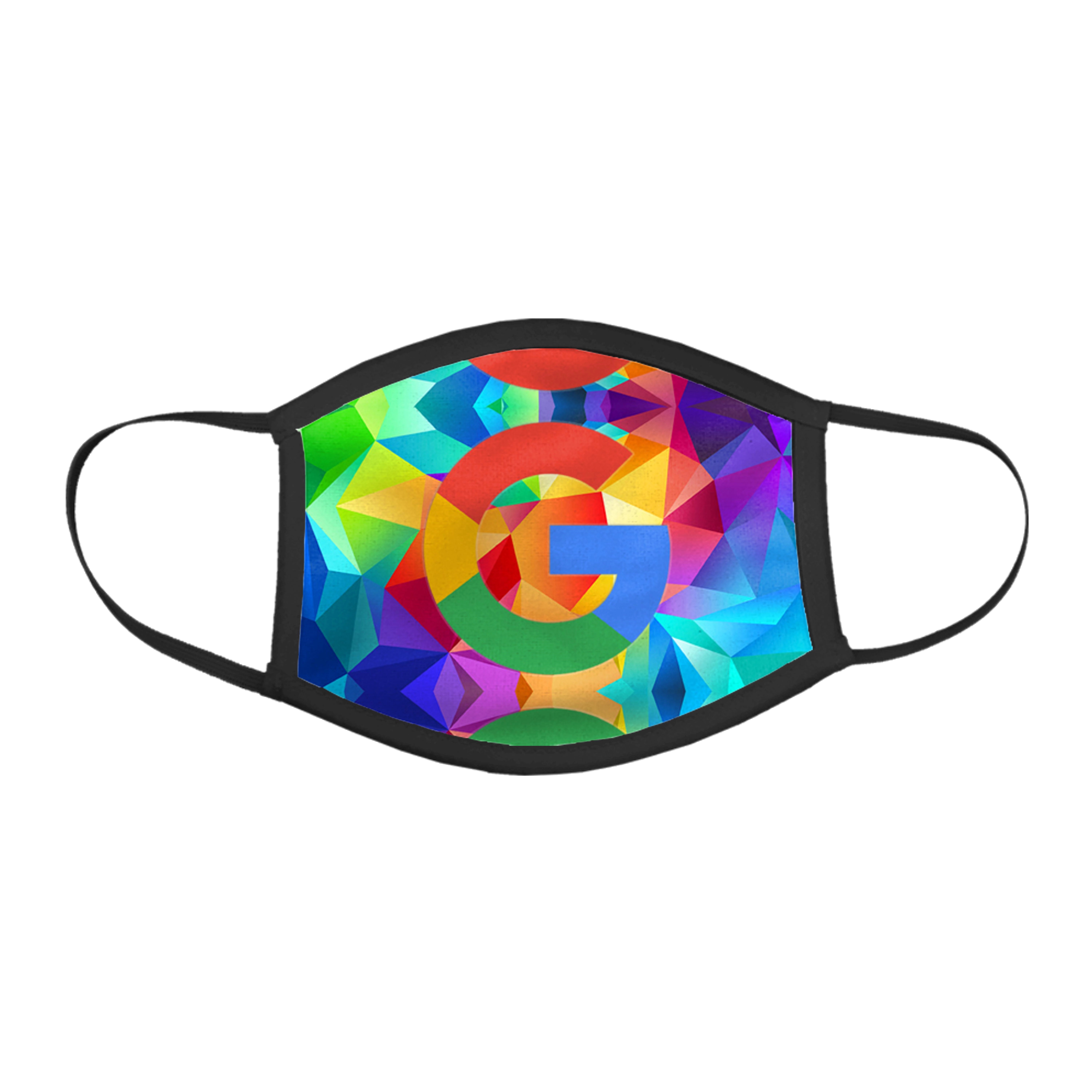 Sublimated Face Mask Black Trim 3