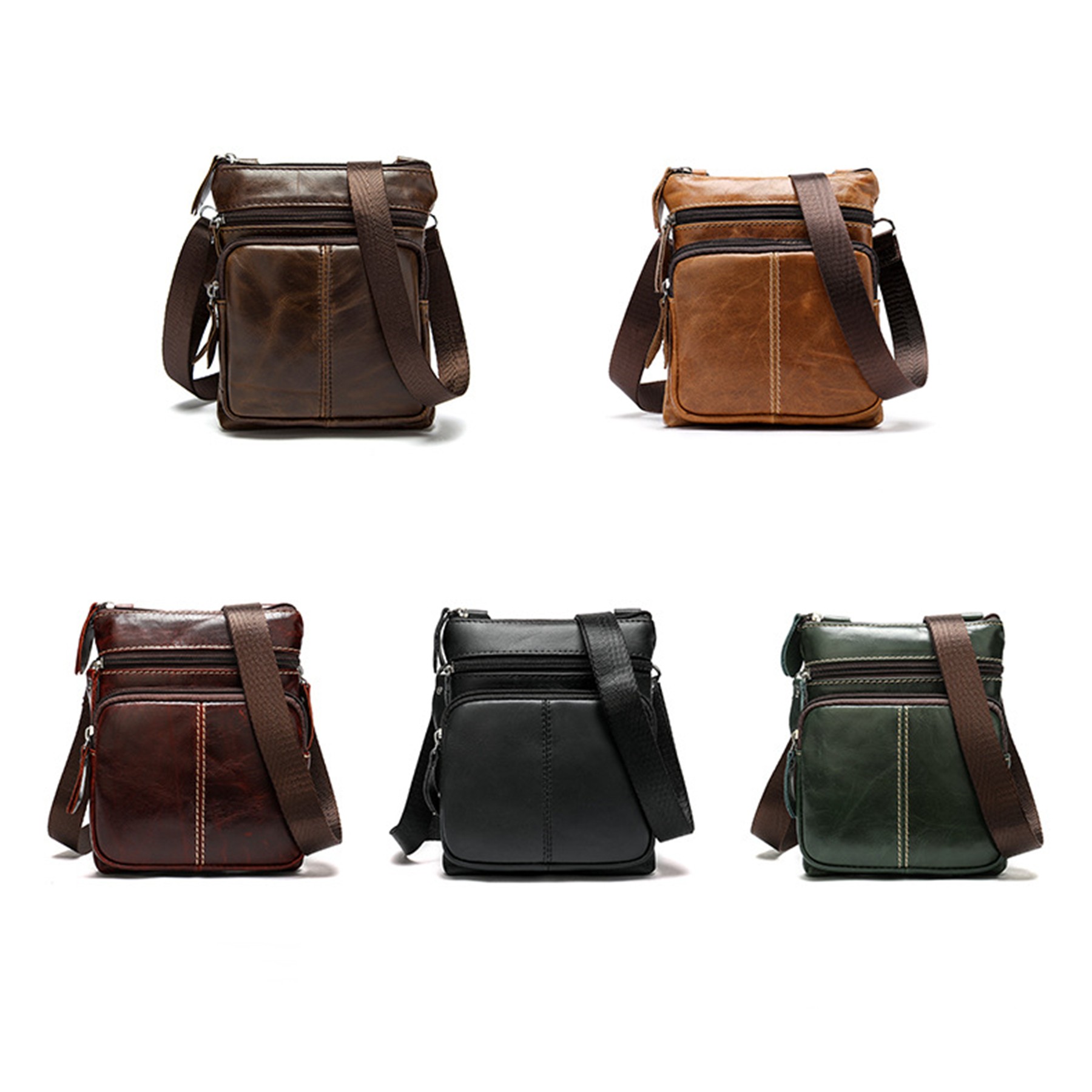 Genuine Leather Crossbody Bag 3
