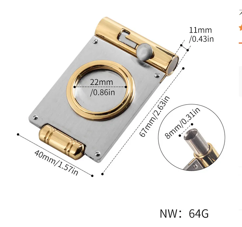 Push Guillotine Cigar Cutter 1