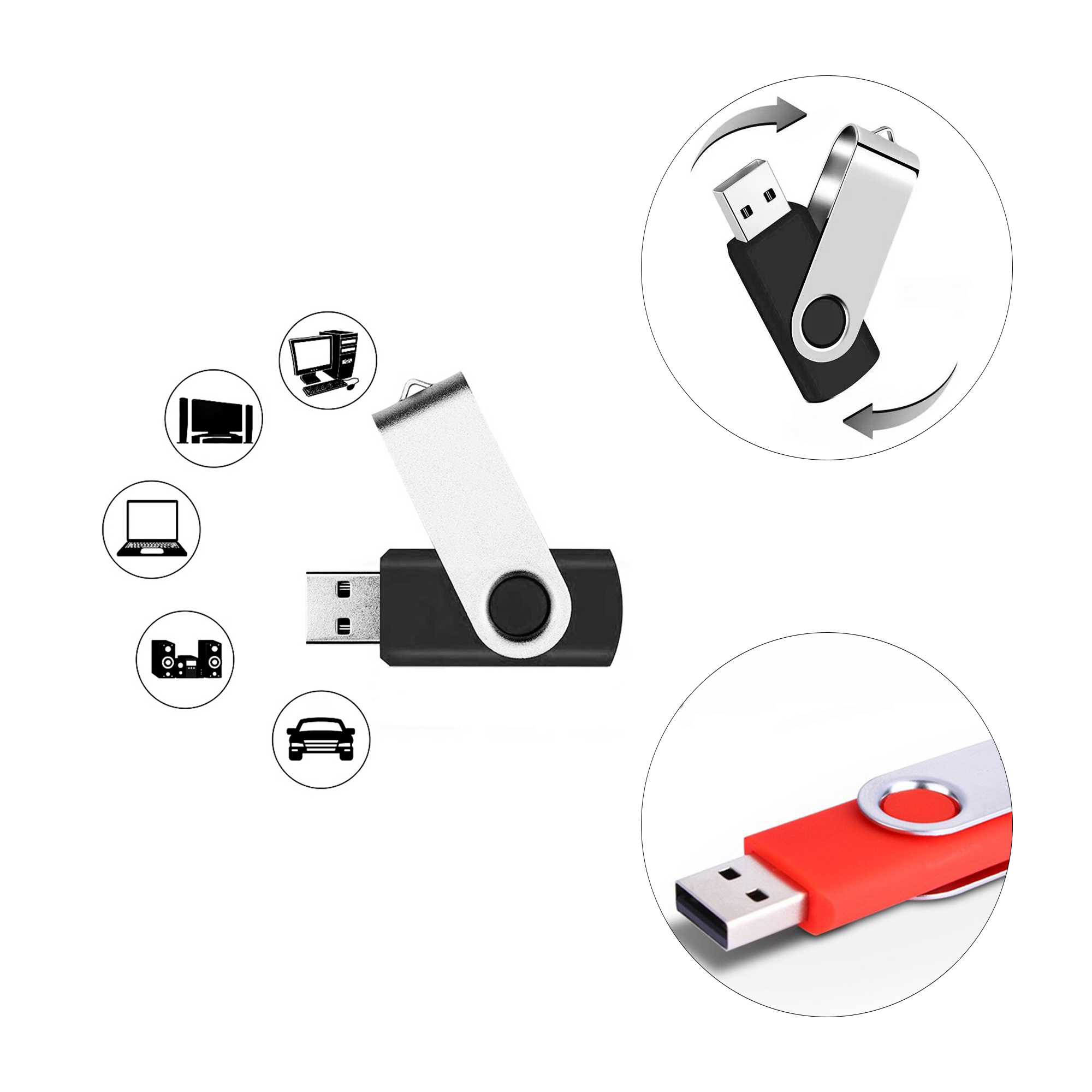 64GB Aluminum USB Flash Drive 4