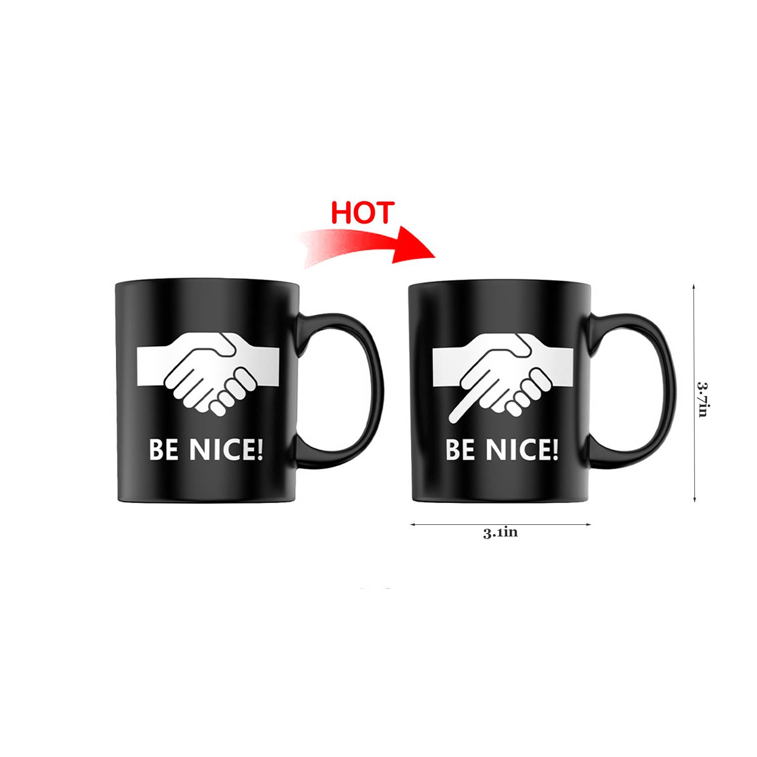 12oz Color Changing Ceramic Mug 6