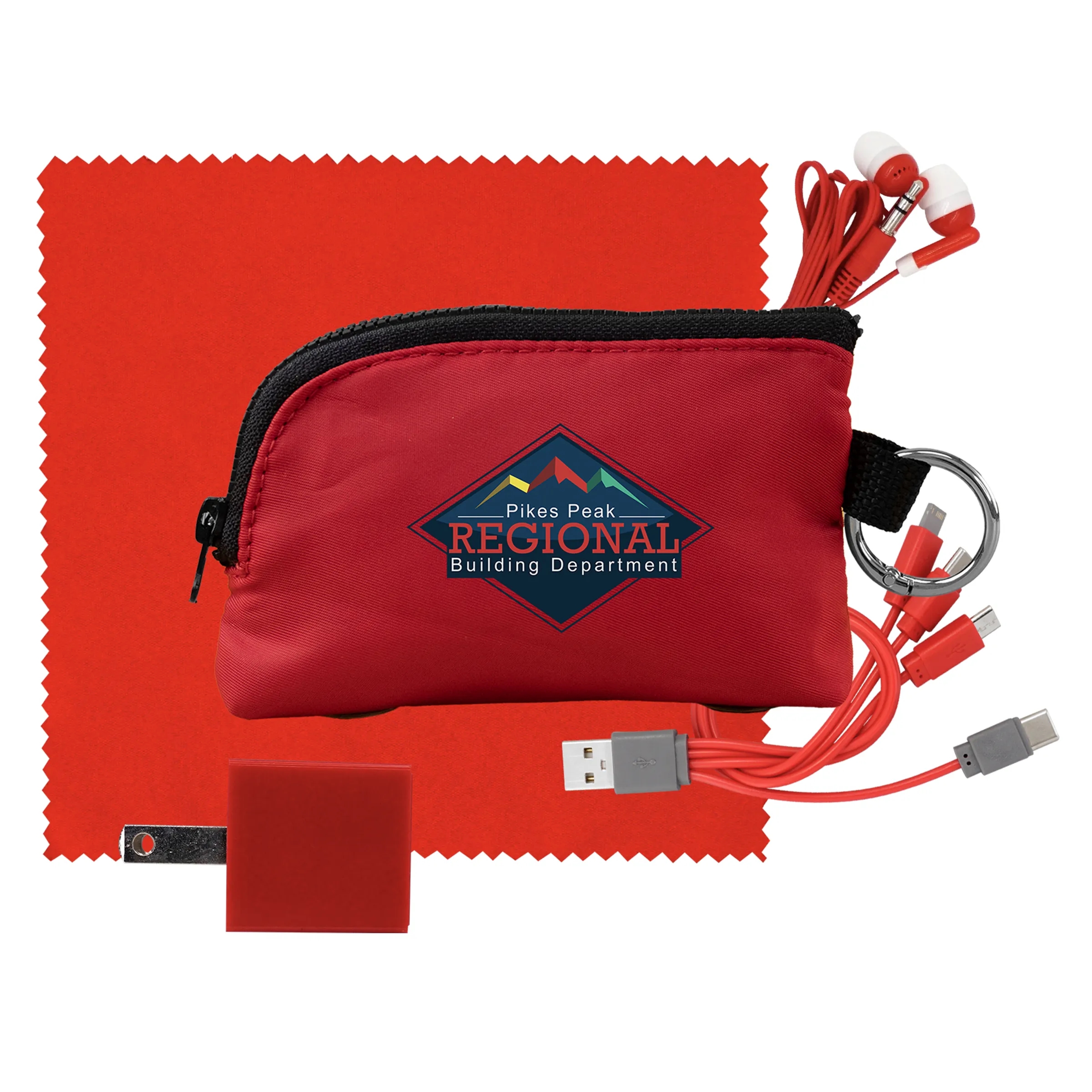 Zip Around Cable, Cloth, Wall & Ear Bud Kit 5