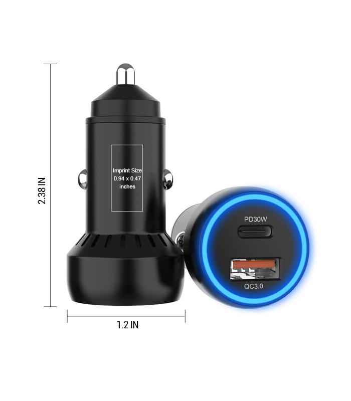 Dual USB Car Charger, 48W 6