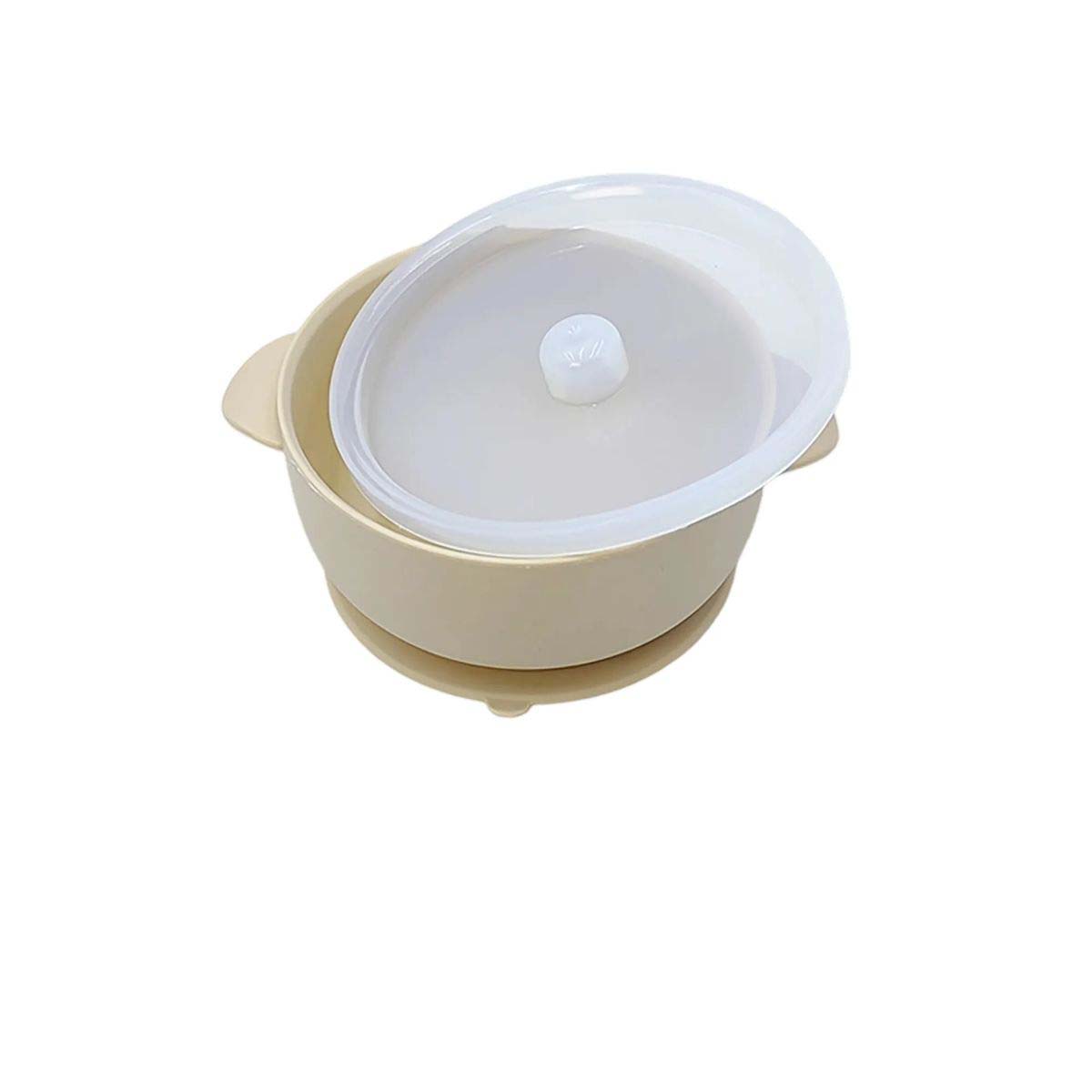Silicone Baby Bowl Leakproof Lid Suction Base 1