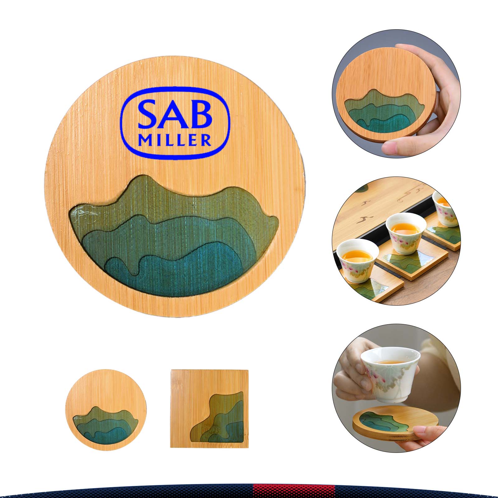 Bamboo Teacup mat 3