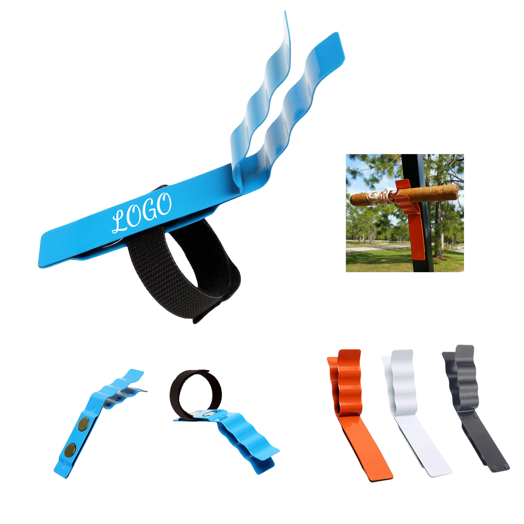 Magnetic Metal Cigar Holder 2