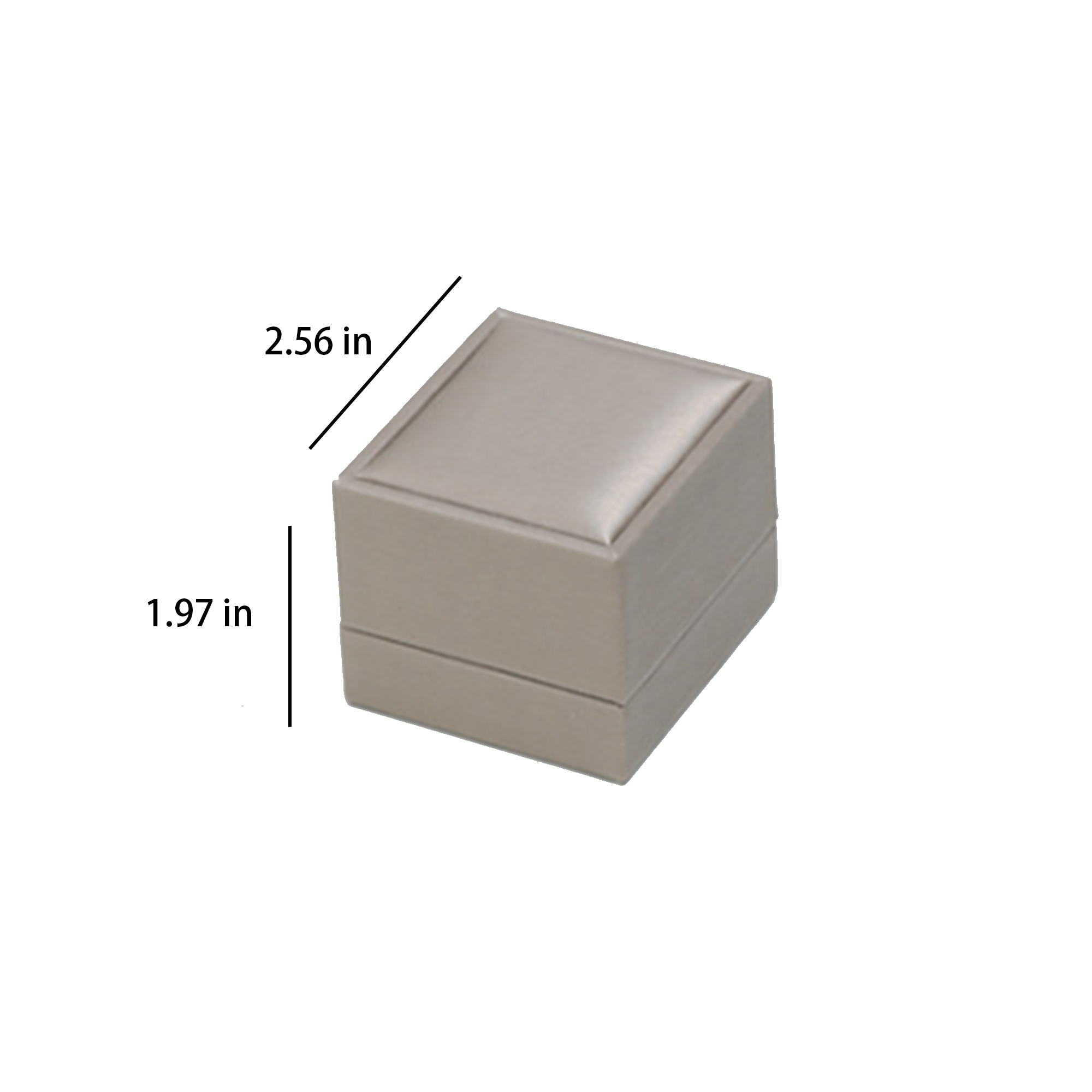 Velvet Lined PU Jewelry Box 3