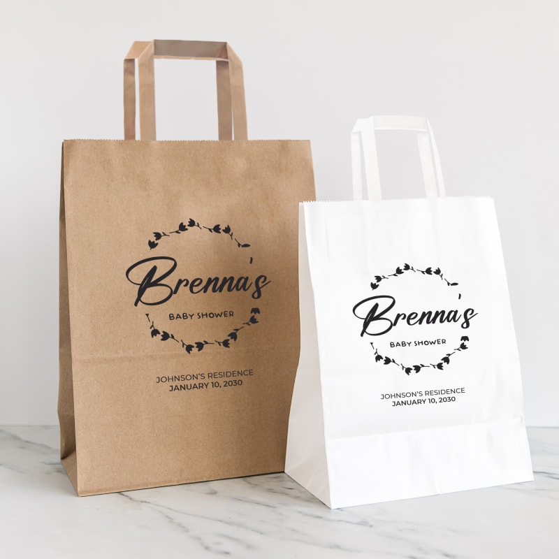 10 X 13 Inch Custom Paper Shopping Bag With Handles 5