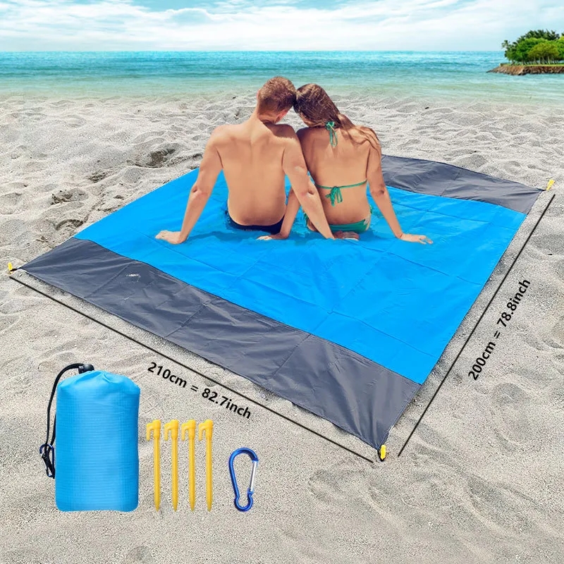 Polyester Five-Piece Picnic Beach Mat 4