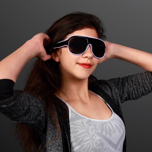 Neon Look Aviator EL Shades 19