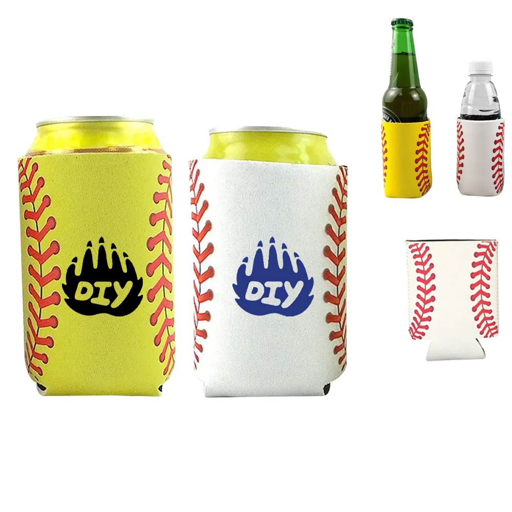 Baseball Swingsleeve Can Cooler, custom koozie with logo imprint 10