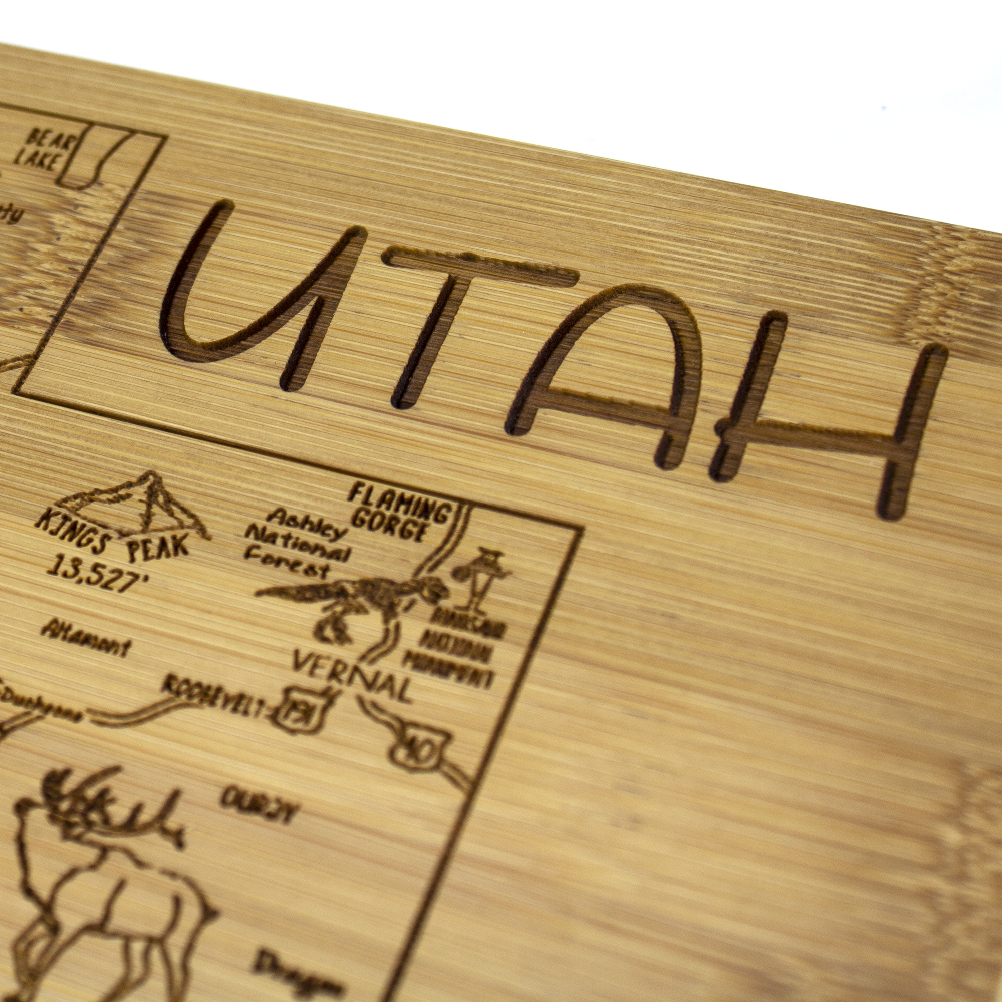 A Slice of Life Utah Serving & Cutting Board 3