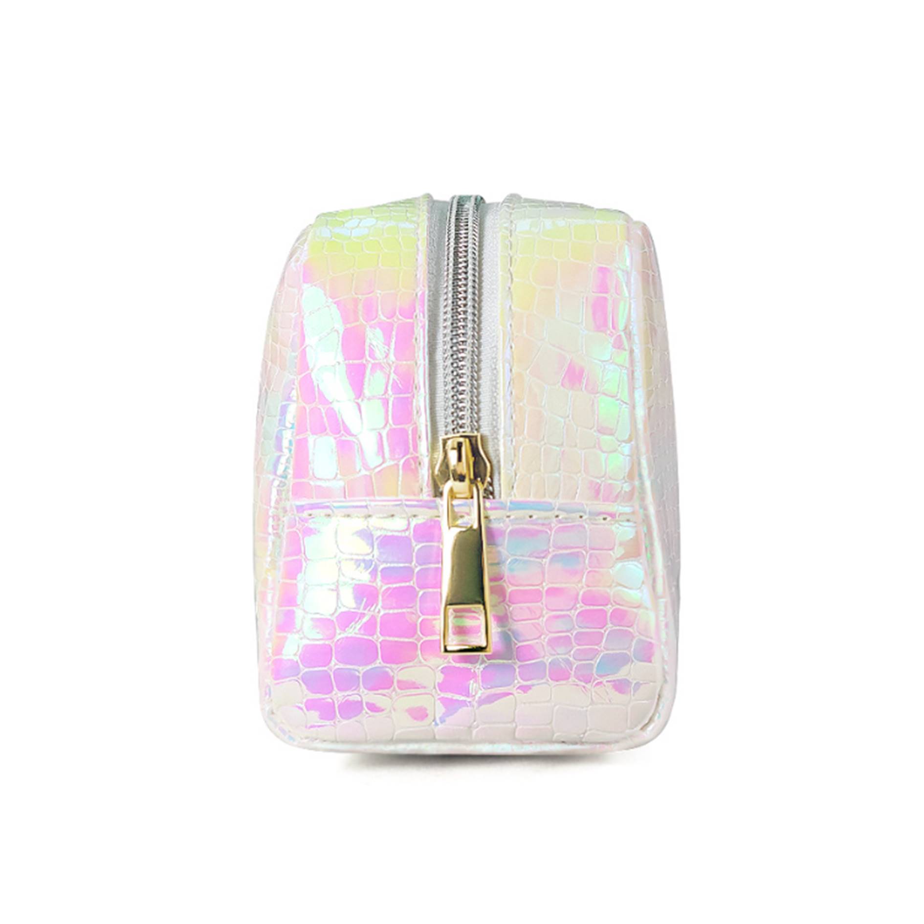 Snakeskin Pattern Laser Makeup Bag 4