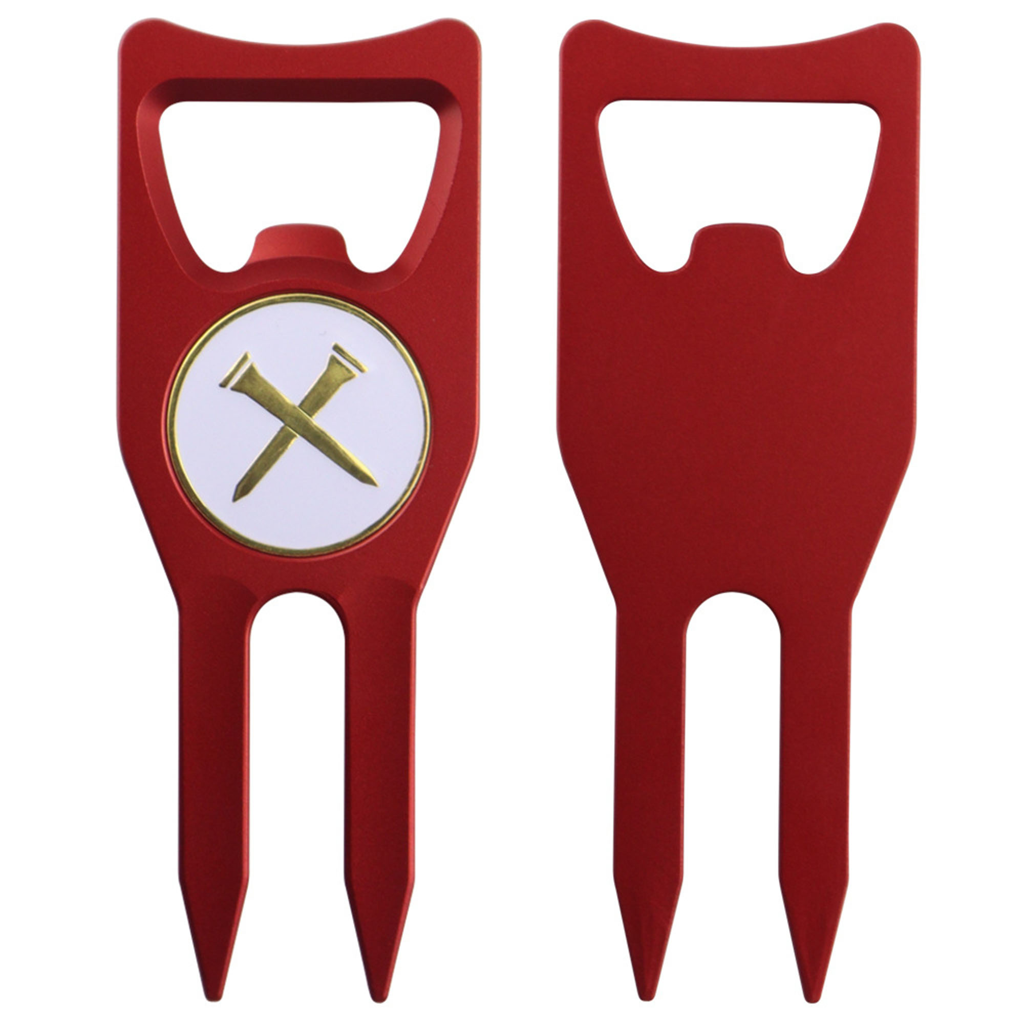 Aluminium Alloy Golf Divot Tool with Bottle Opener 4