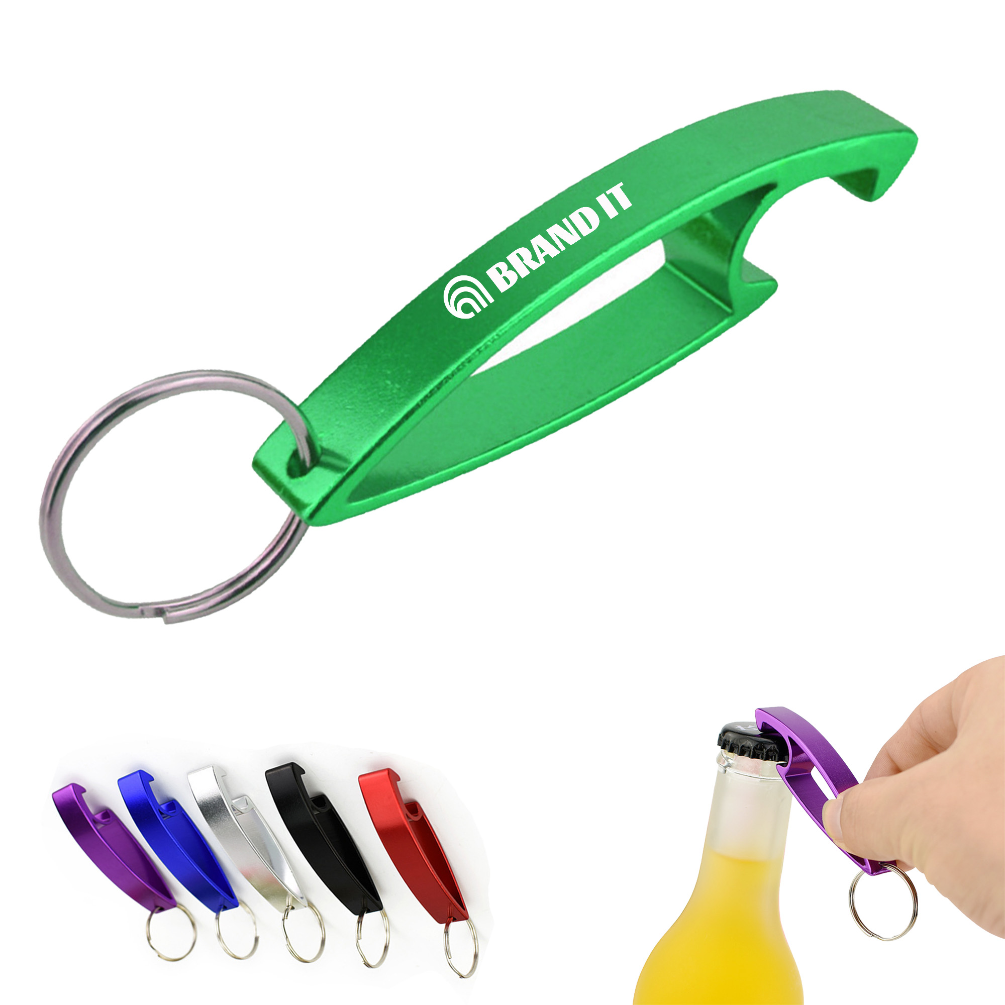 Aluminum Bottle Opener Keychains 2
