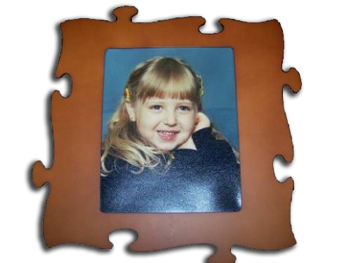 *CLOSEOUT* Large Center Connecting or Free Standing Puzzle Picture Frame
