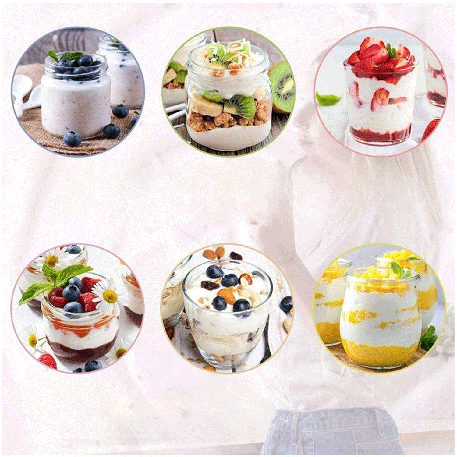 Homemade Yogurt Maker Machine w/ 7 cups 10