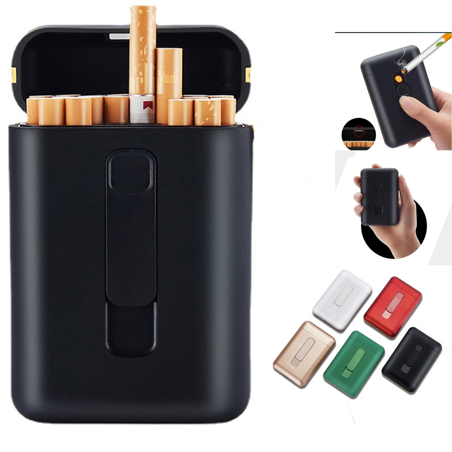 Cigarette Case with Lighter 3