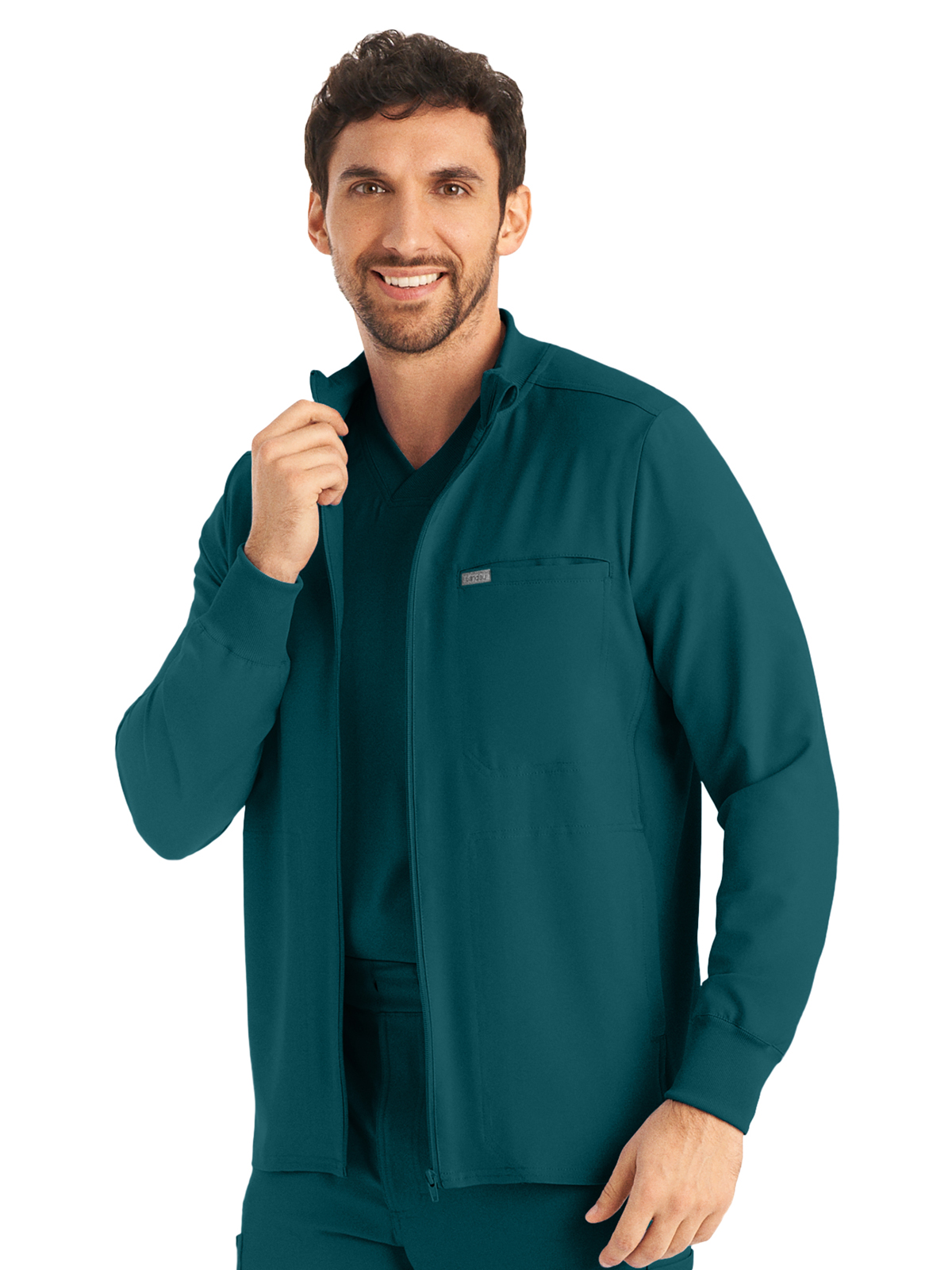 Landau - Forward - Men's Three-Pocket Mock-Neck Zip-Front Jacket 18