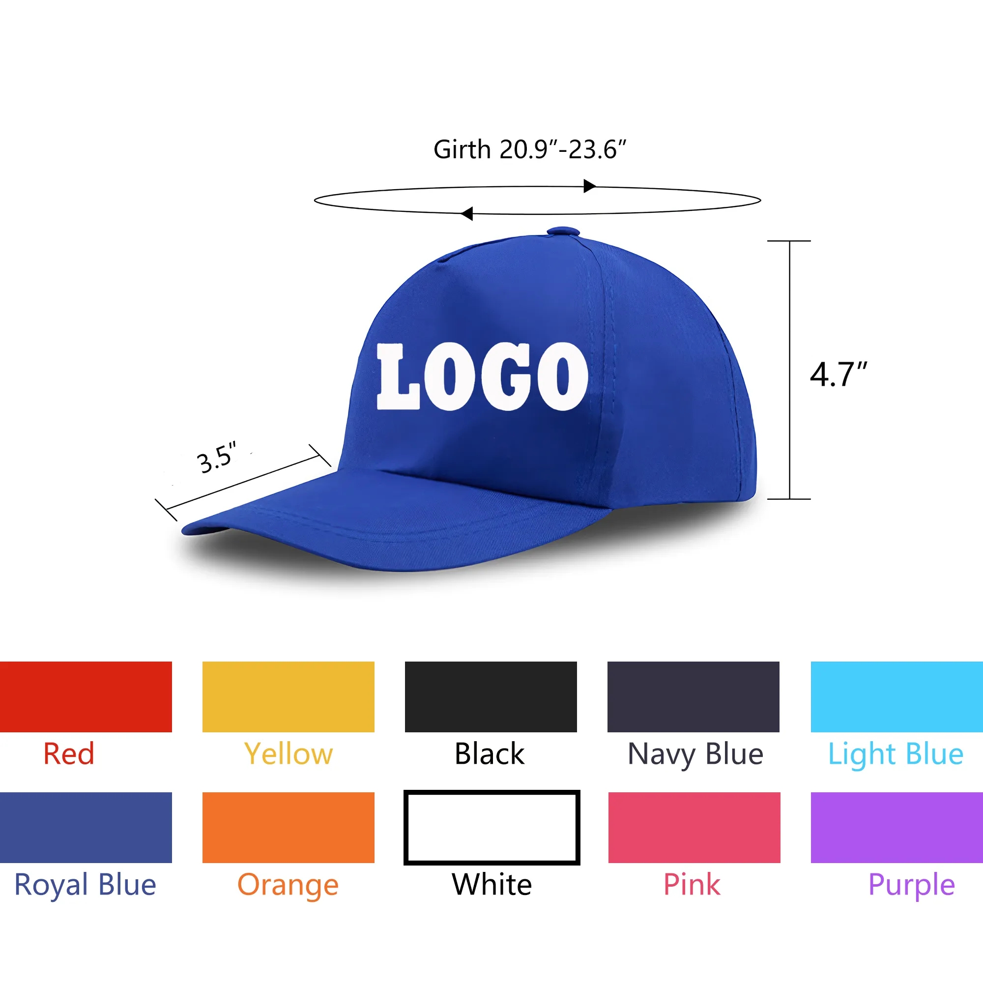 MOQ 100 Rush Service Promotional Adjustable Baseball Cap 1