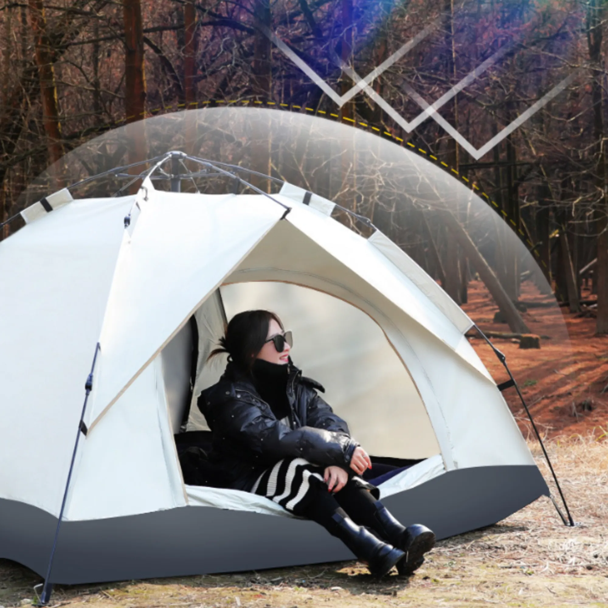 Quick Setup Waterproof Camping Tent 3
