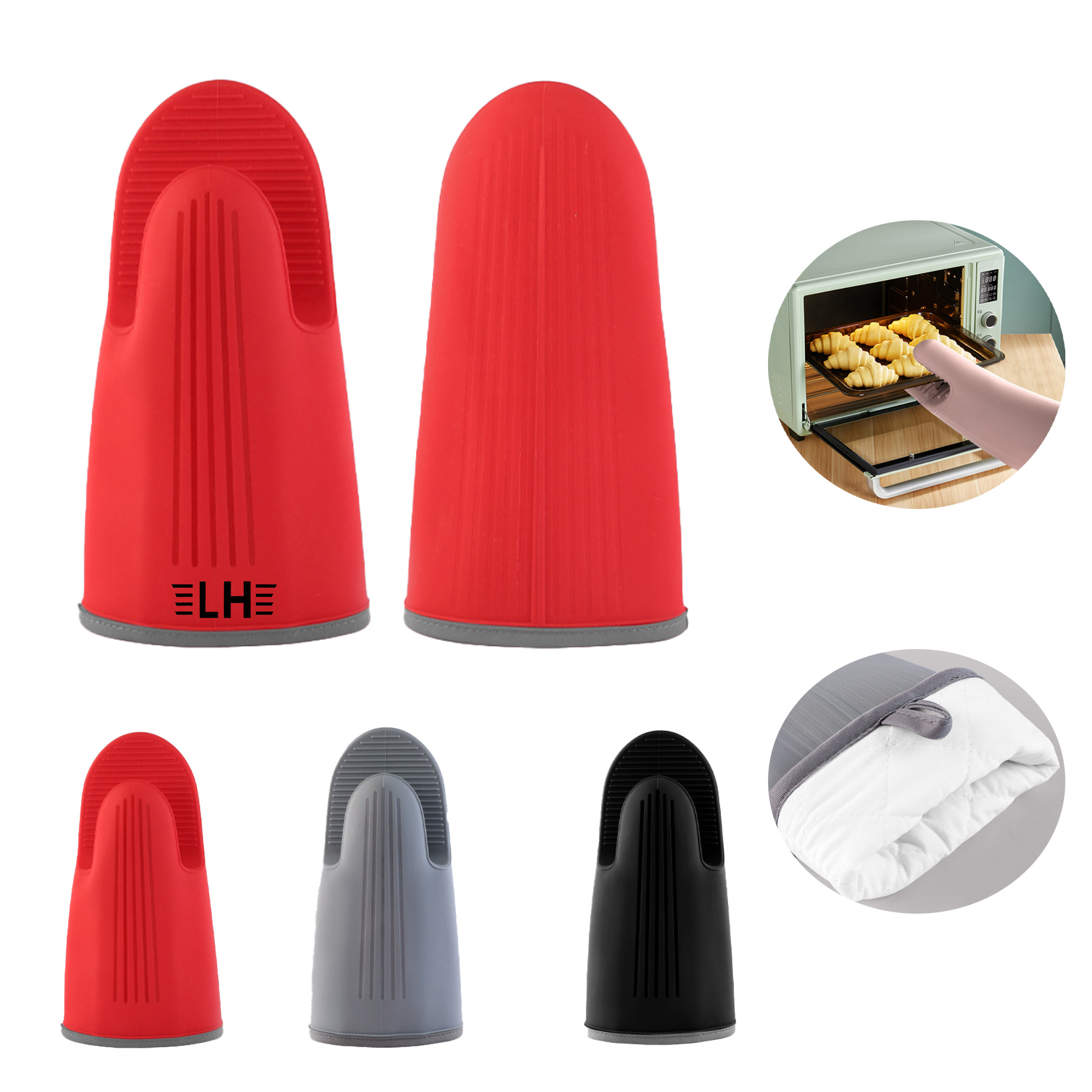 Silicone Striped Insulated Gloves 3