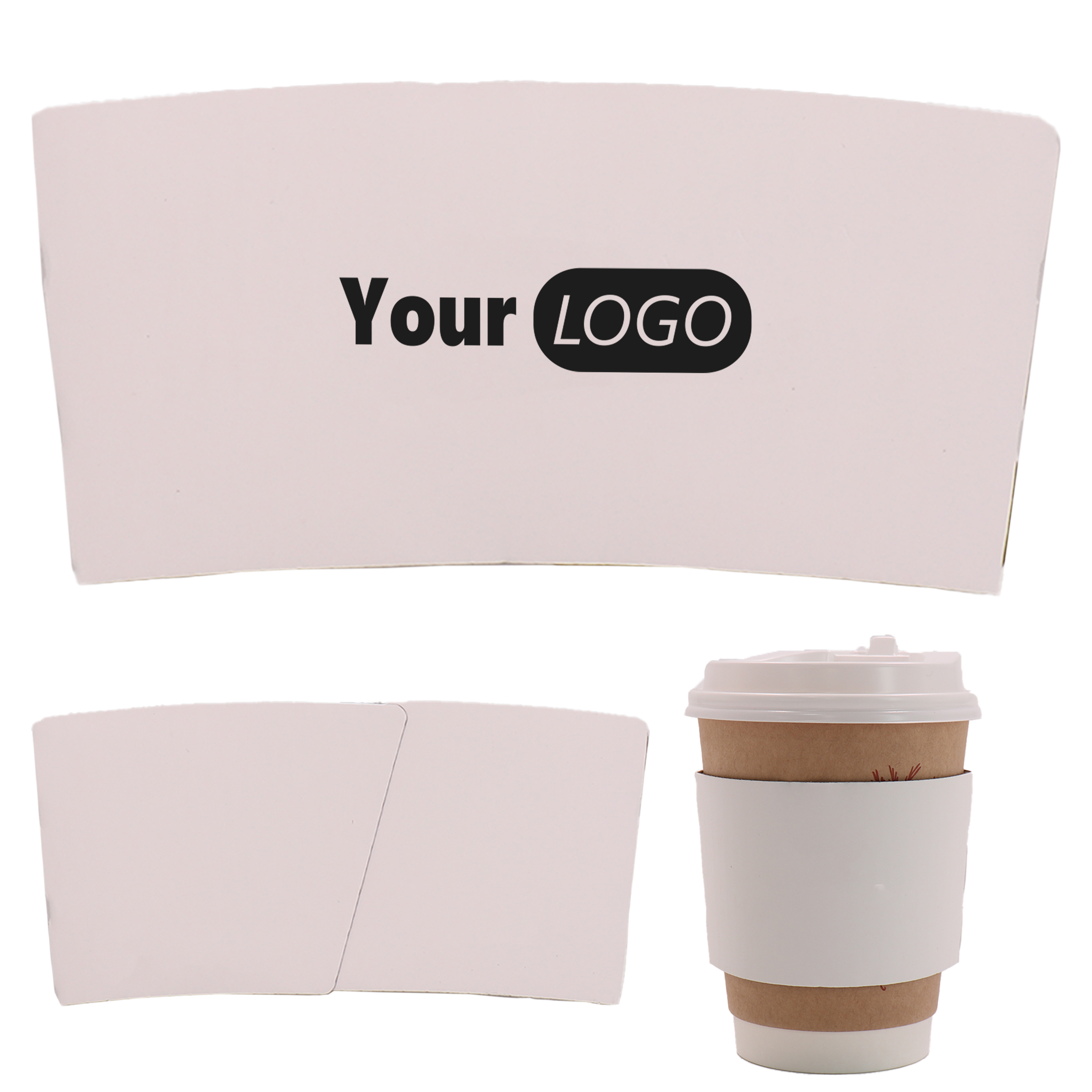 Paper Full Color Disposable Cup Holder 1