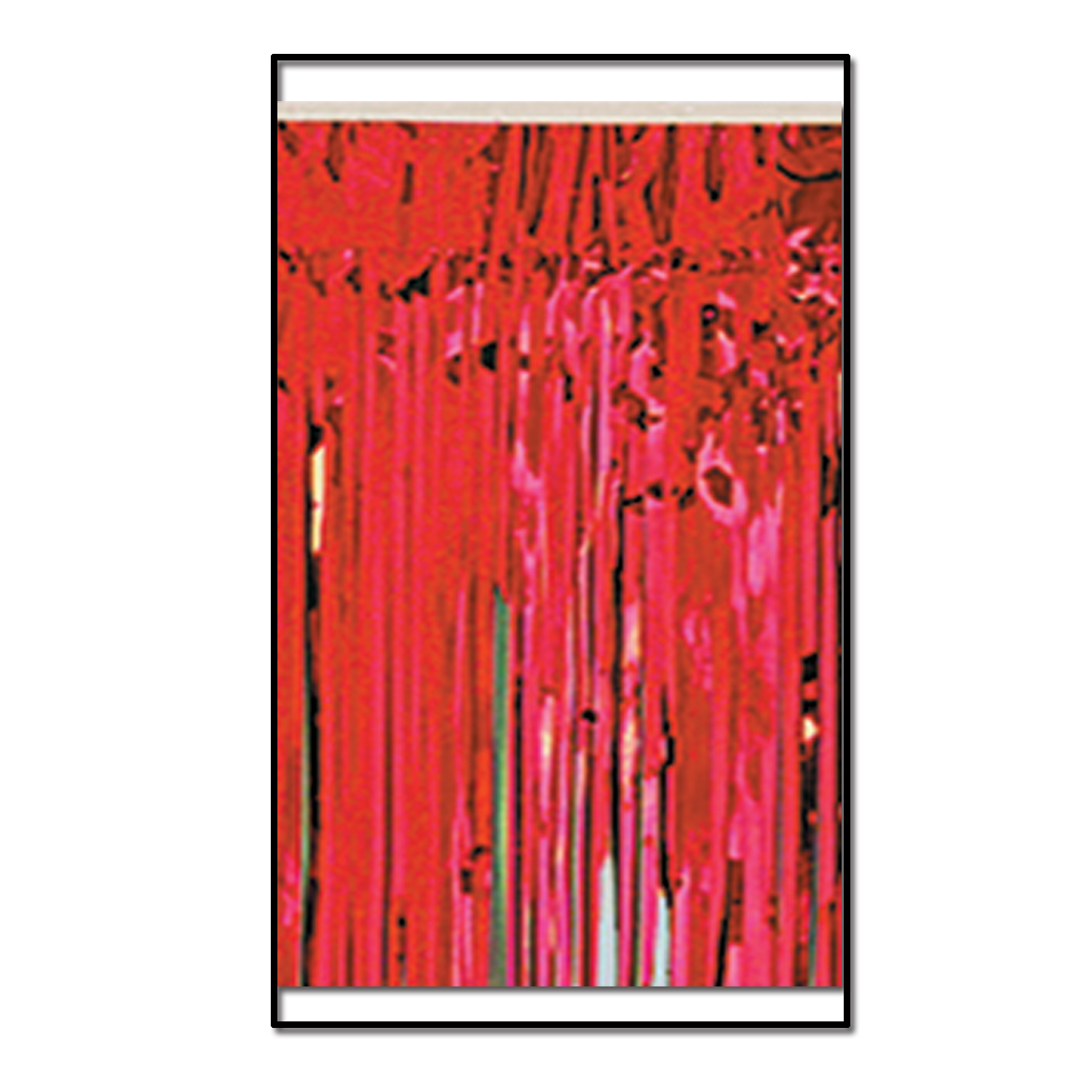 Flame Resistant 2-Ply Metallic Fringe Drapes