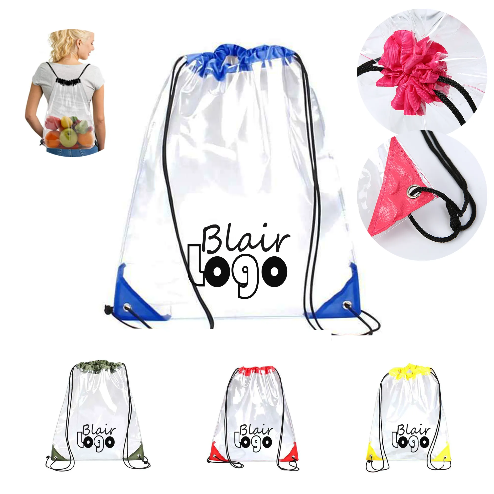 PVC Drawstring Bag
