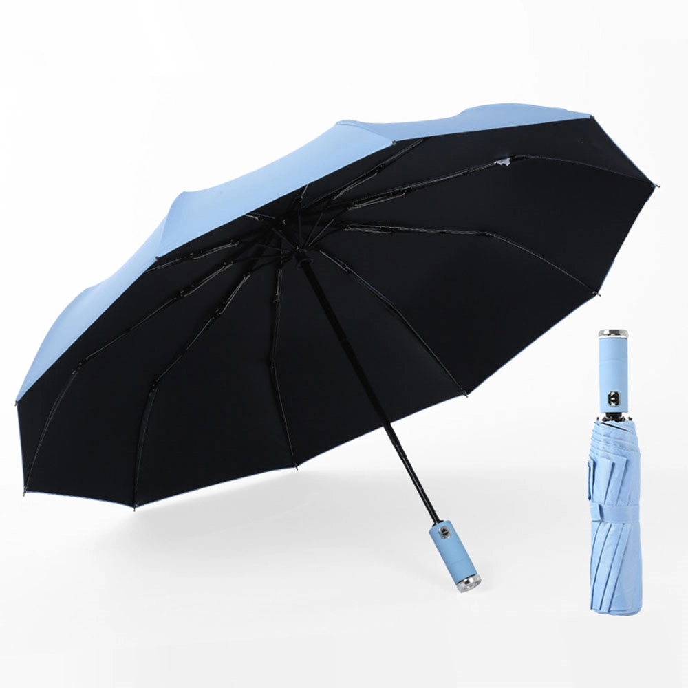 Large Windproof Reverse Rain Umbrellas With Flashlight 4
