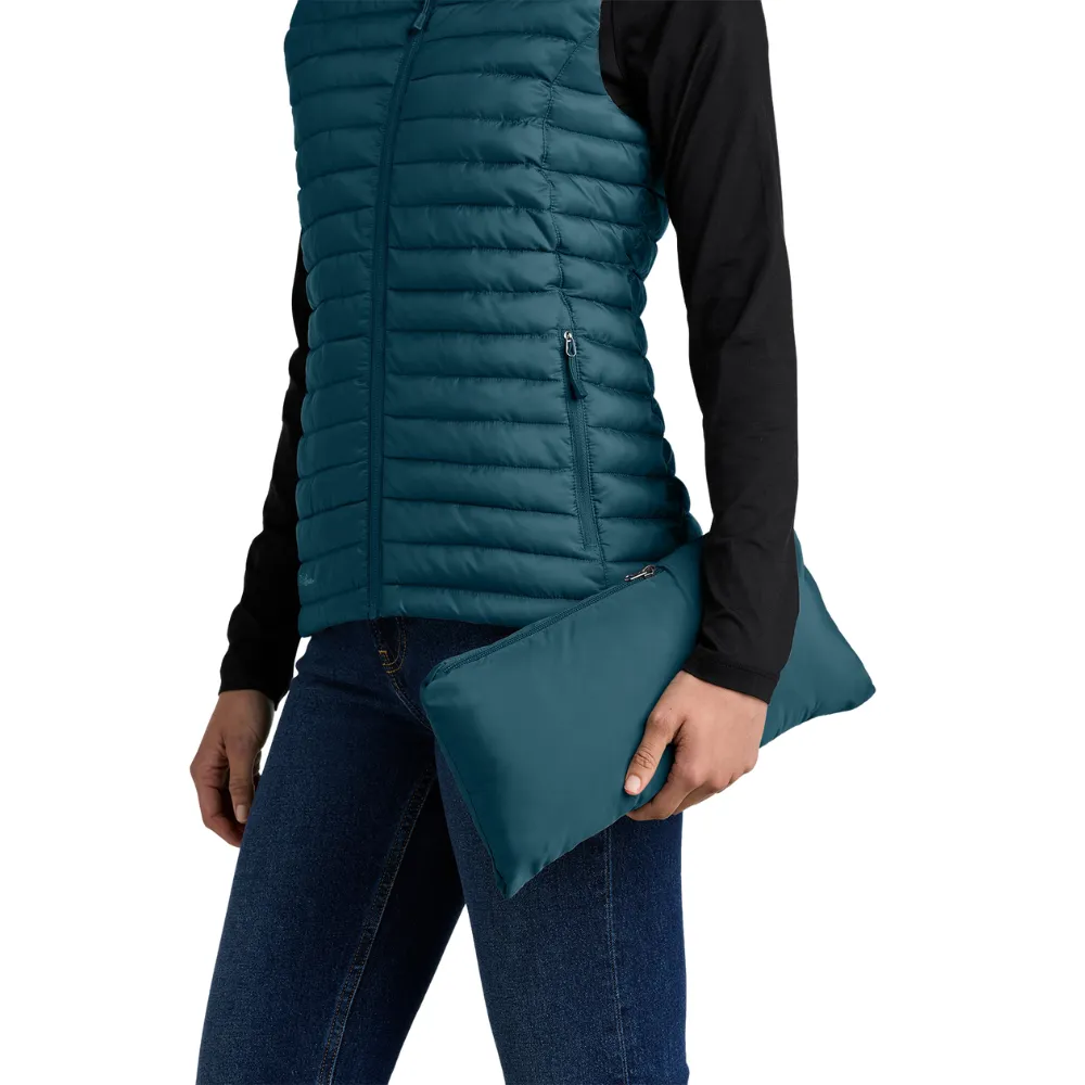 Eddie Bauer(R) Women's Packable Quilted Full-Zip, custom jacket with logo imprint 2