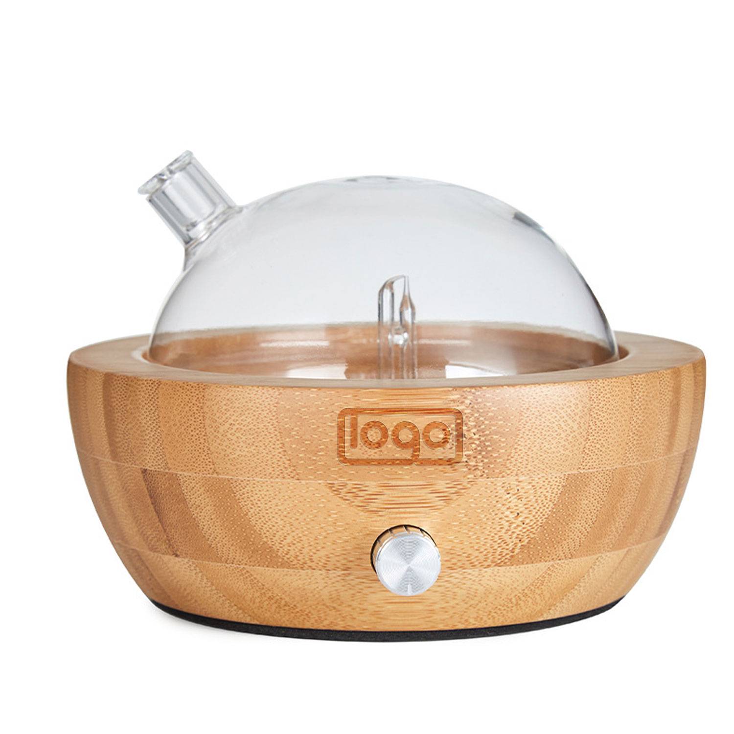 Bamboo Wood Glass Waterless Essential Oil Nebulizer 7