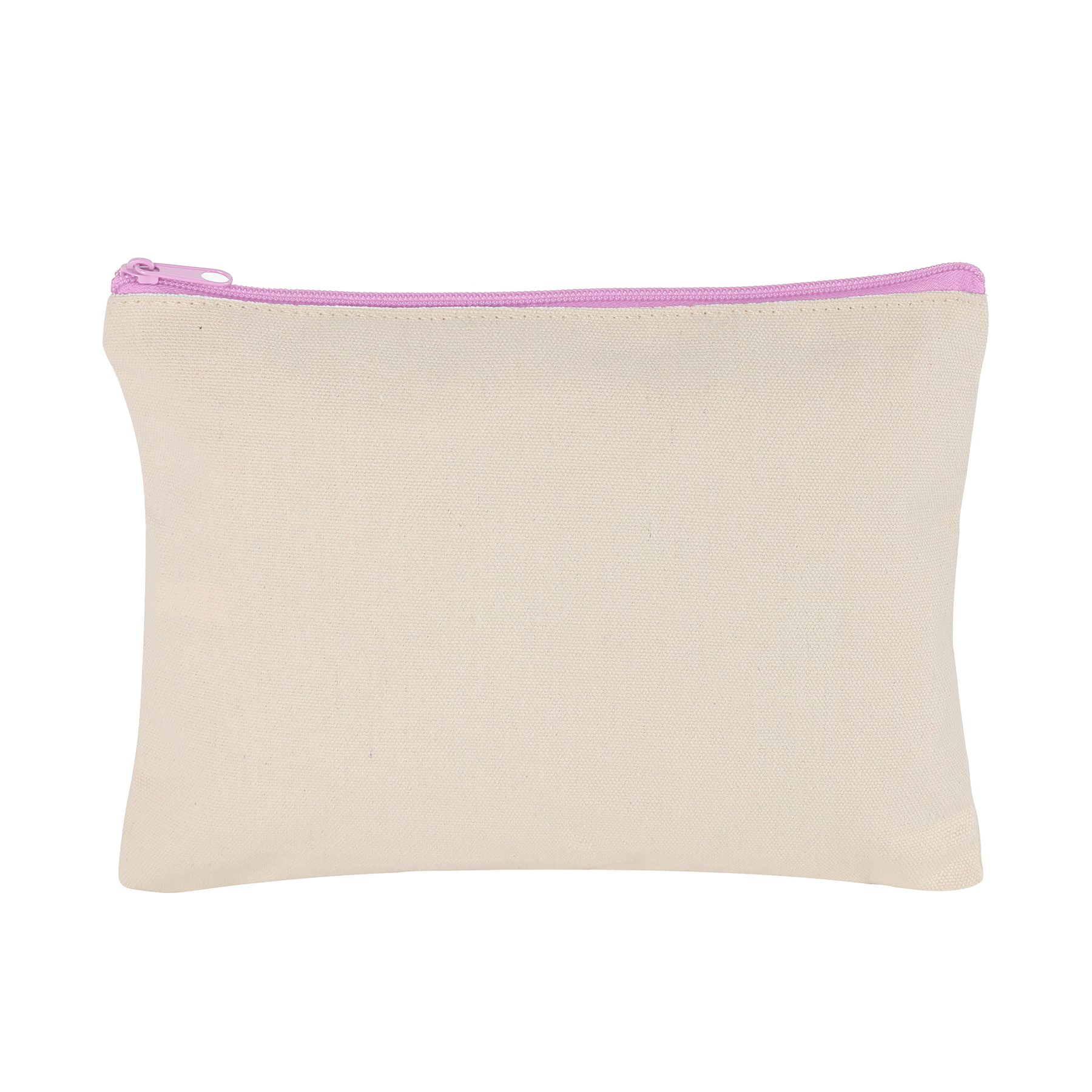 Large Travel Cotton Canvas Zip Pouch 21