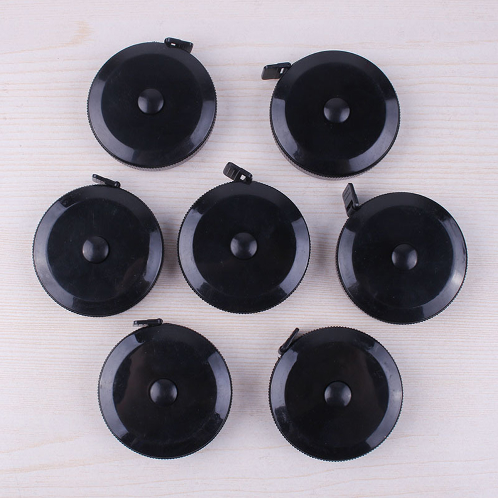 Automatic retractable 1.5m 60 inch black tape measure 5