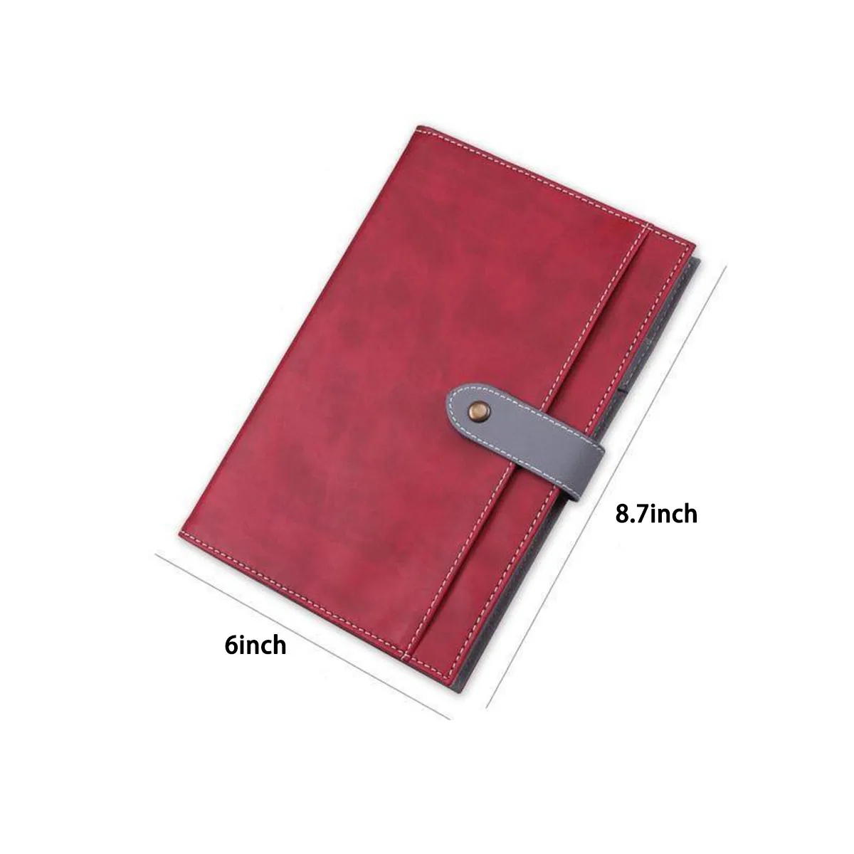 Business Travel Pocket with Magnetic Buckle Notebook 4