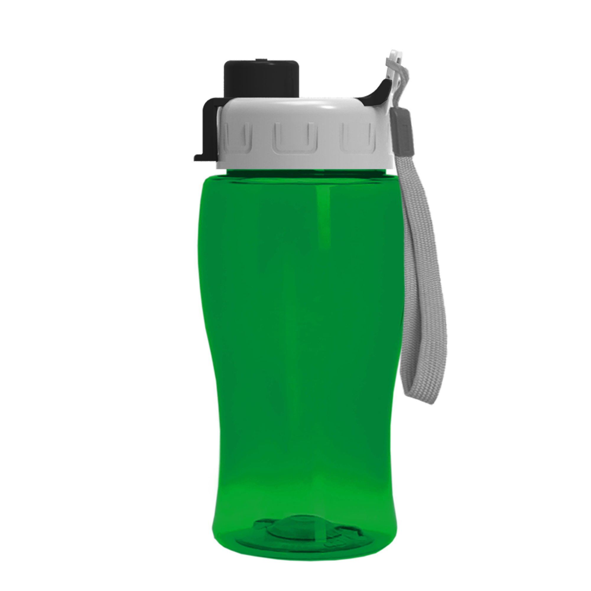 Poly-Pure Jr. - 18 oz. Transparent Bottle with Quick Snap 3
