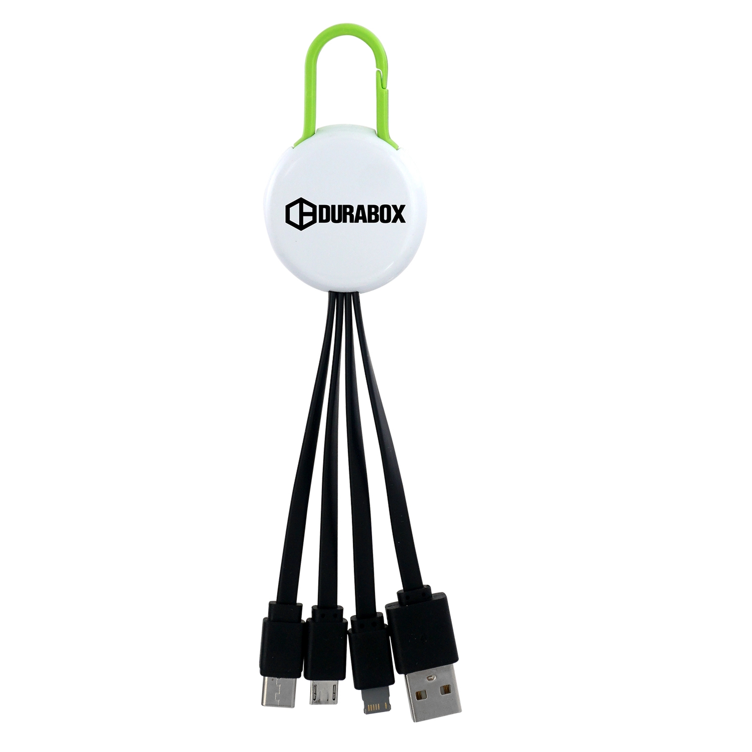 WHITE COLORFUL CLIP 3 IN 1 CHARGING CABLE 9