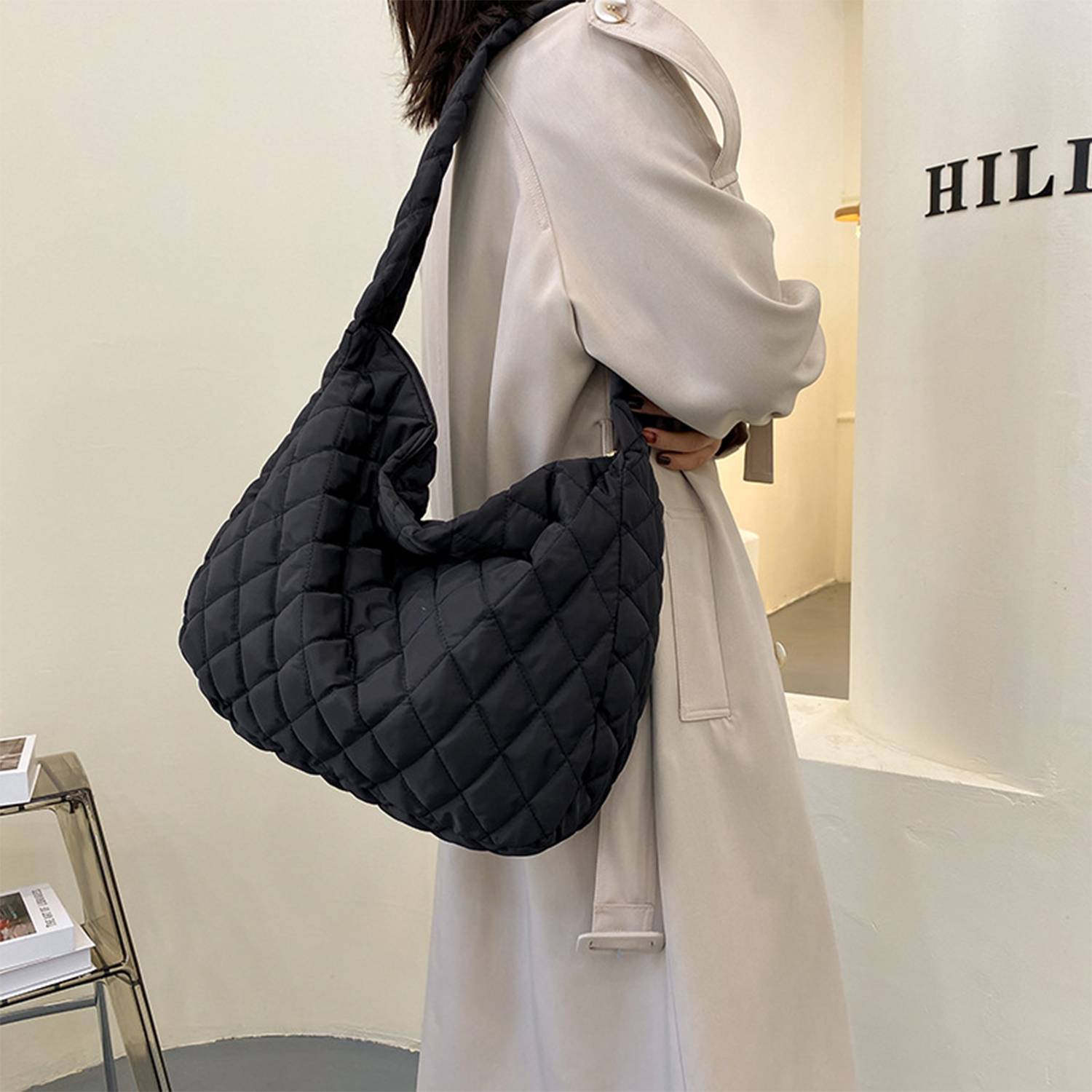 Quilted tote bag 2