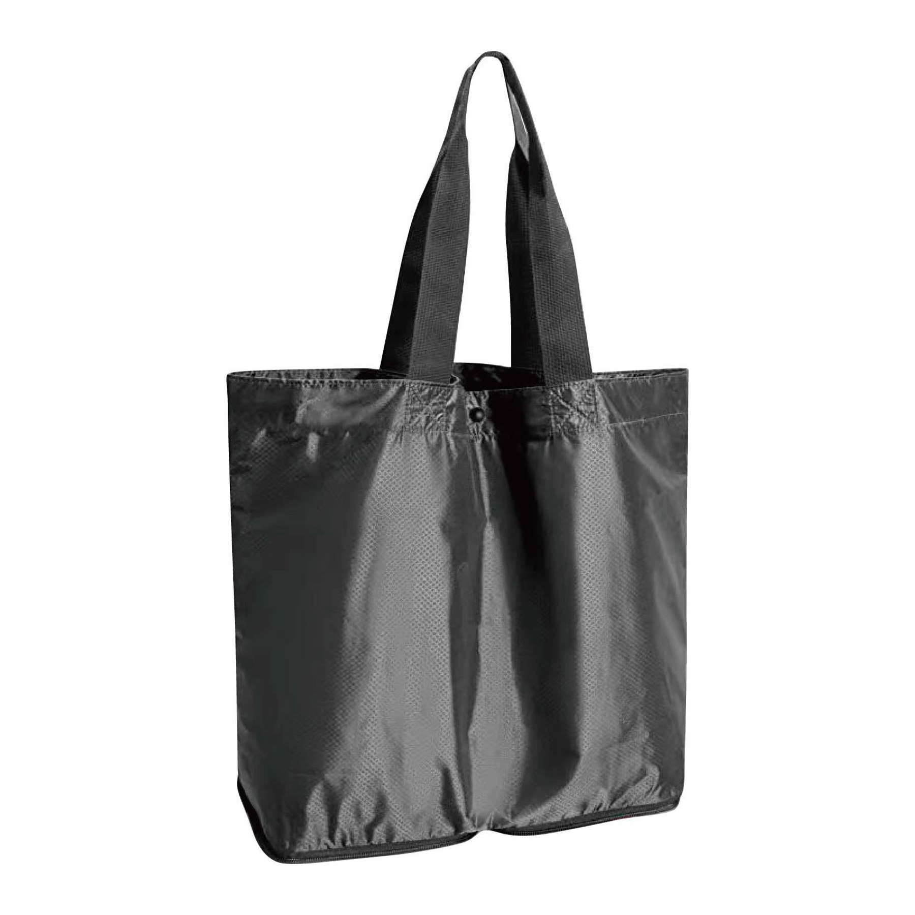 Solid Color Shoulder Square Folding Shopping Bag 5