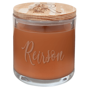 14 Oz. Scented Candle In A Glass Holder With Wood Lid 6