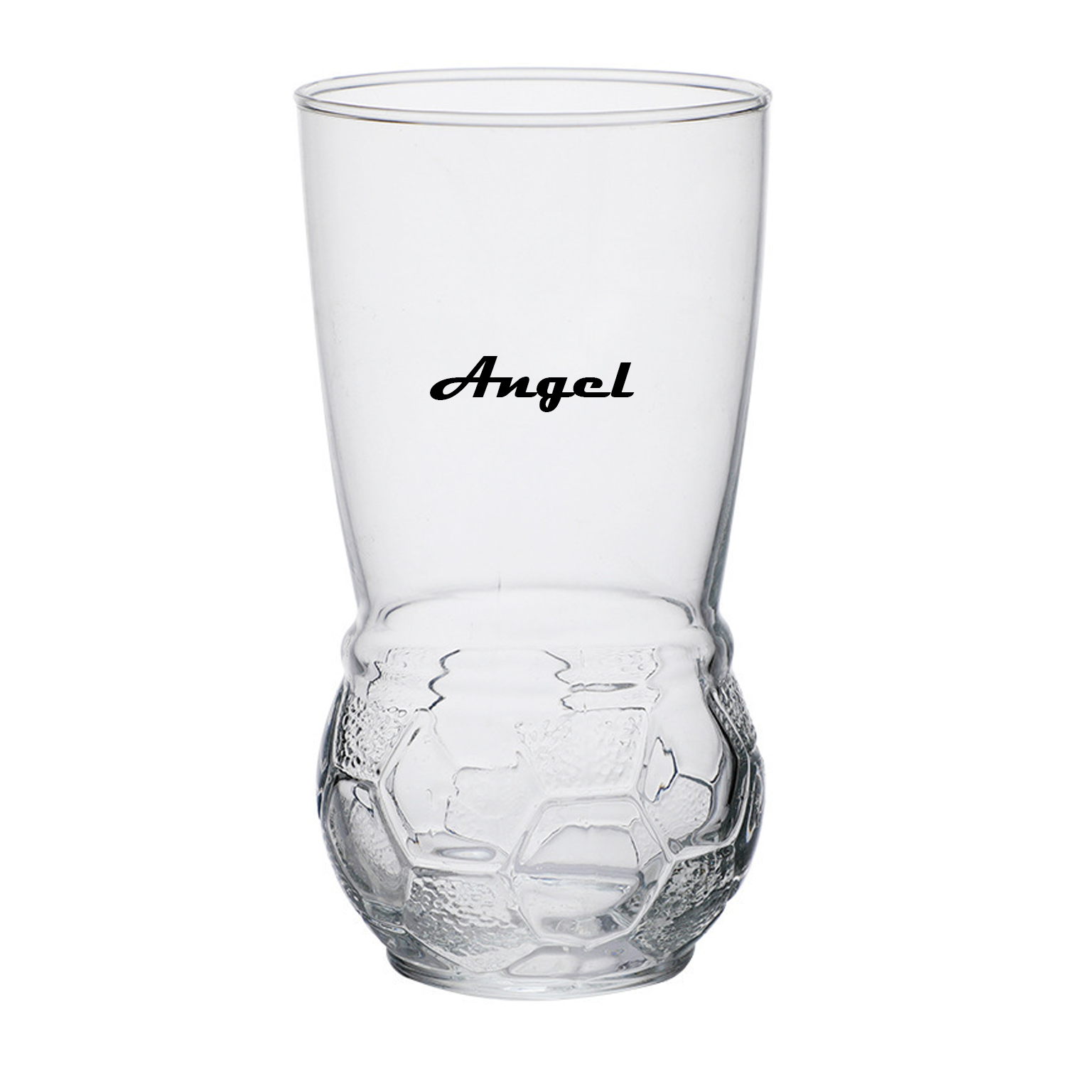 15Oz Football-Themed Transparent Glass Tumbler 8