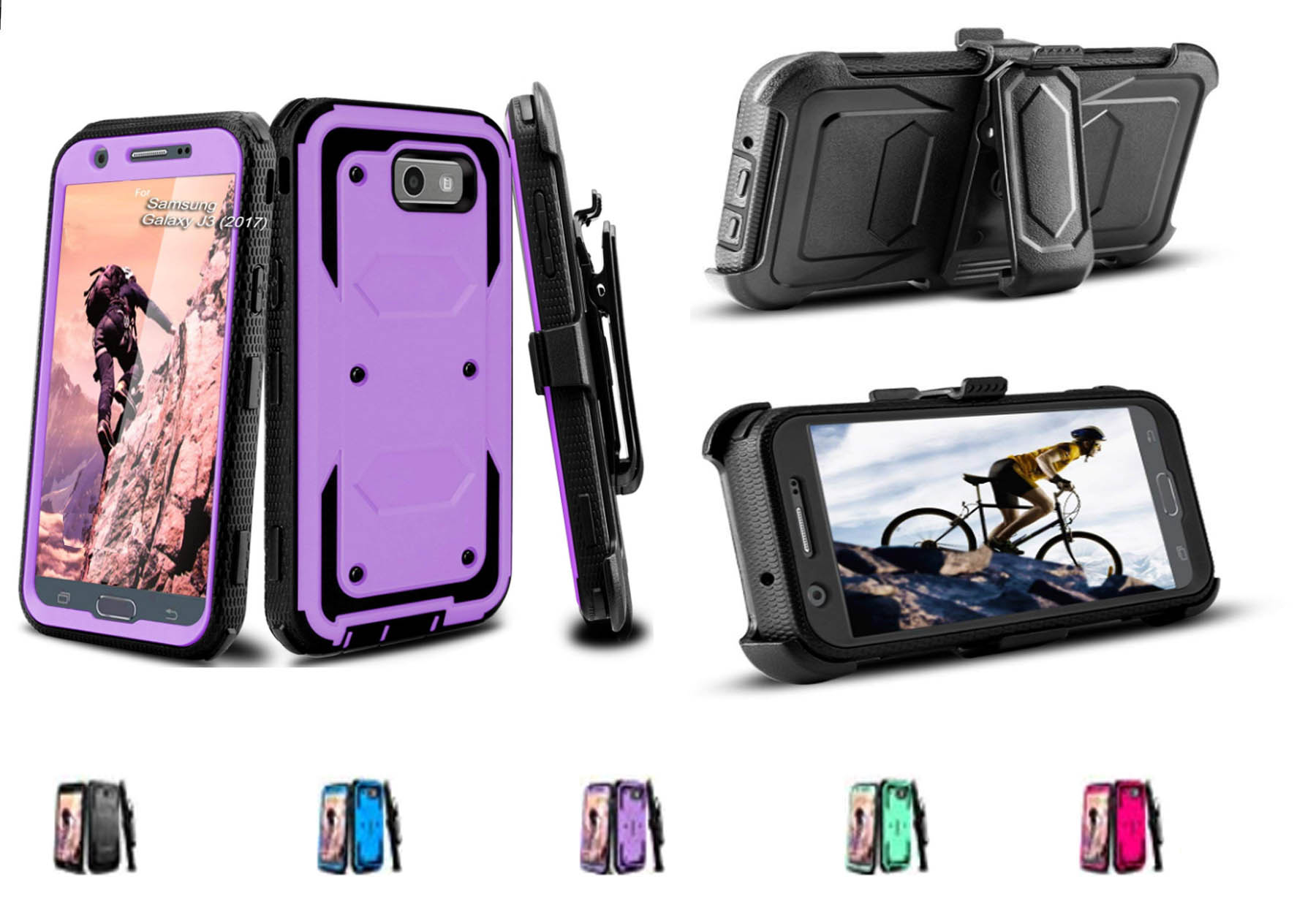 iBank ® Galaxy J3 2018 /J3 Star/Amp Prime 3/J3 Aura/J3 Achieve Shockproof Case 1