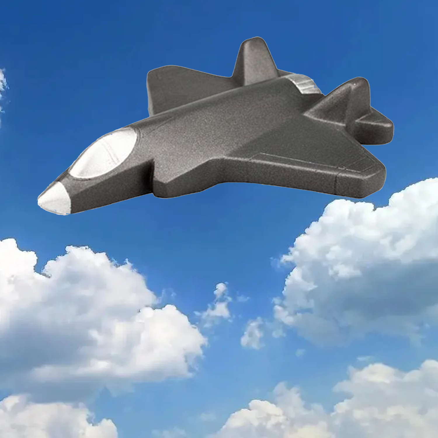 PU Foam Fighter Jet Ball - Polyurethane Stress Relief Toy 5