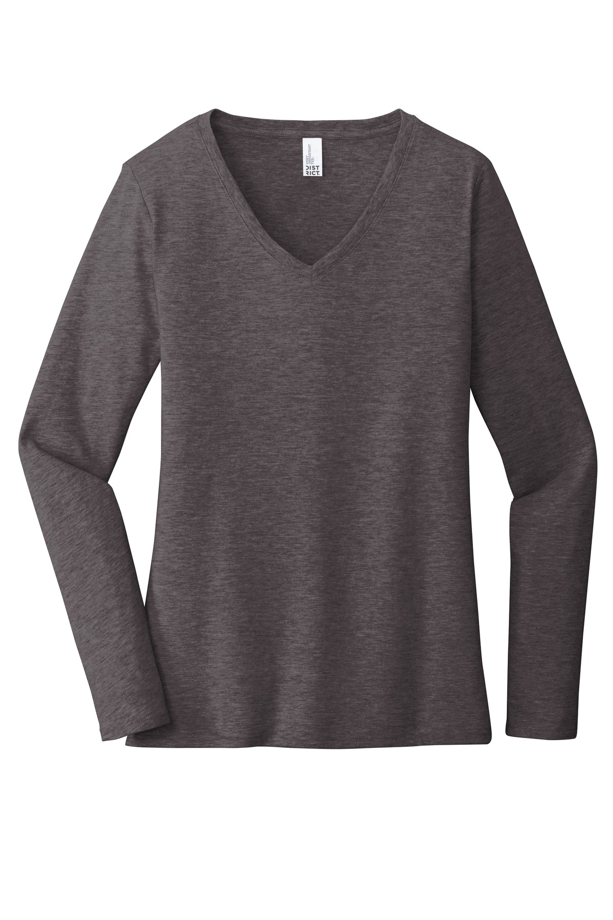 District Women's Very Important Tee Long Sleeve V-Neck. DT6201 8