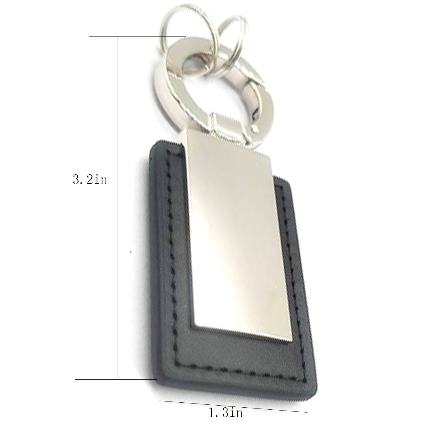 PU Leather Metal Keychain 5