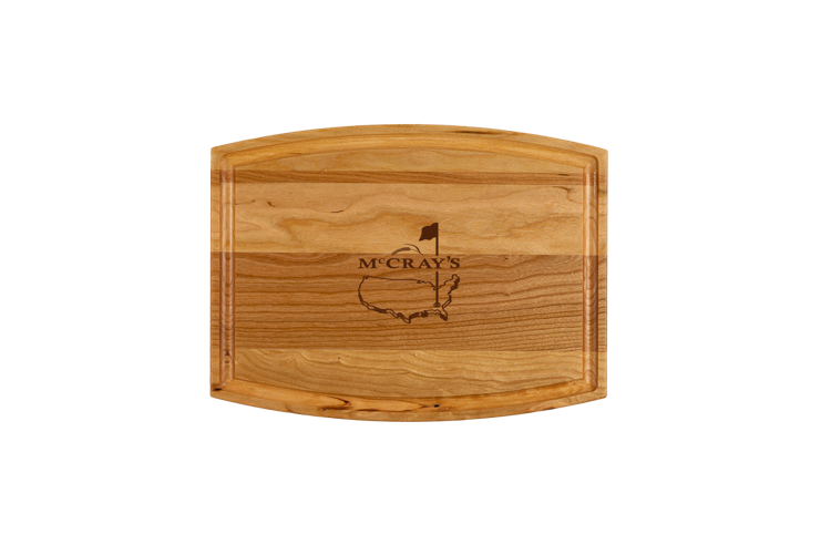 Small Cherry Arched Cutting Board with Juice Groove 12"x9"x3/4" 4