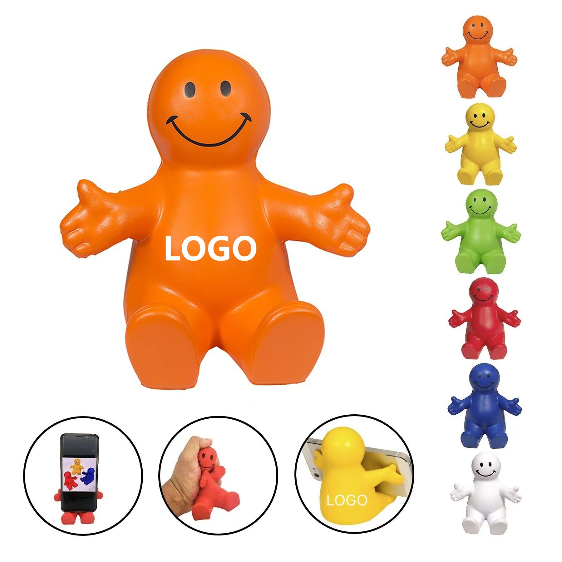 Pu Foam Doll Mobile Phone Holder 6