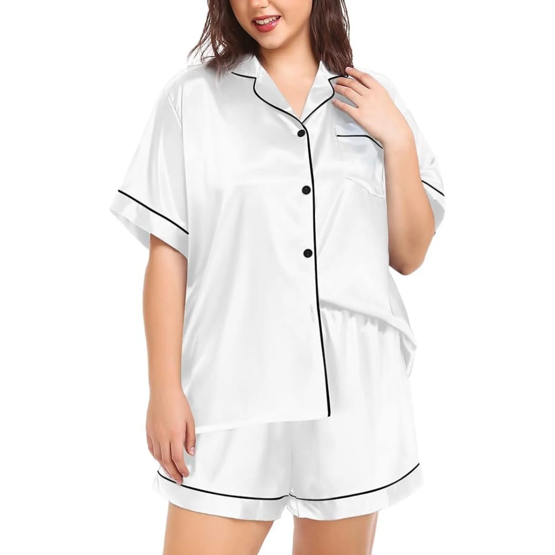 Women's Plus Size Pajama Set 9
