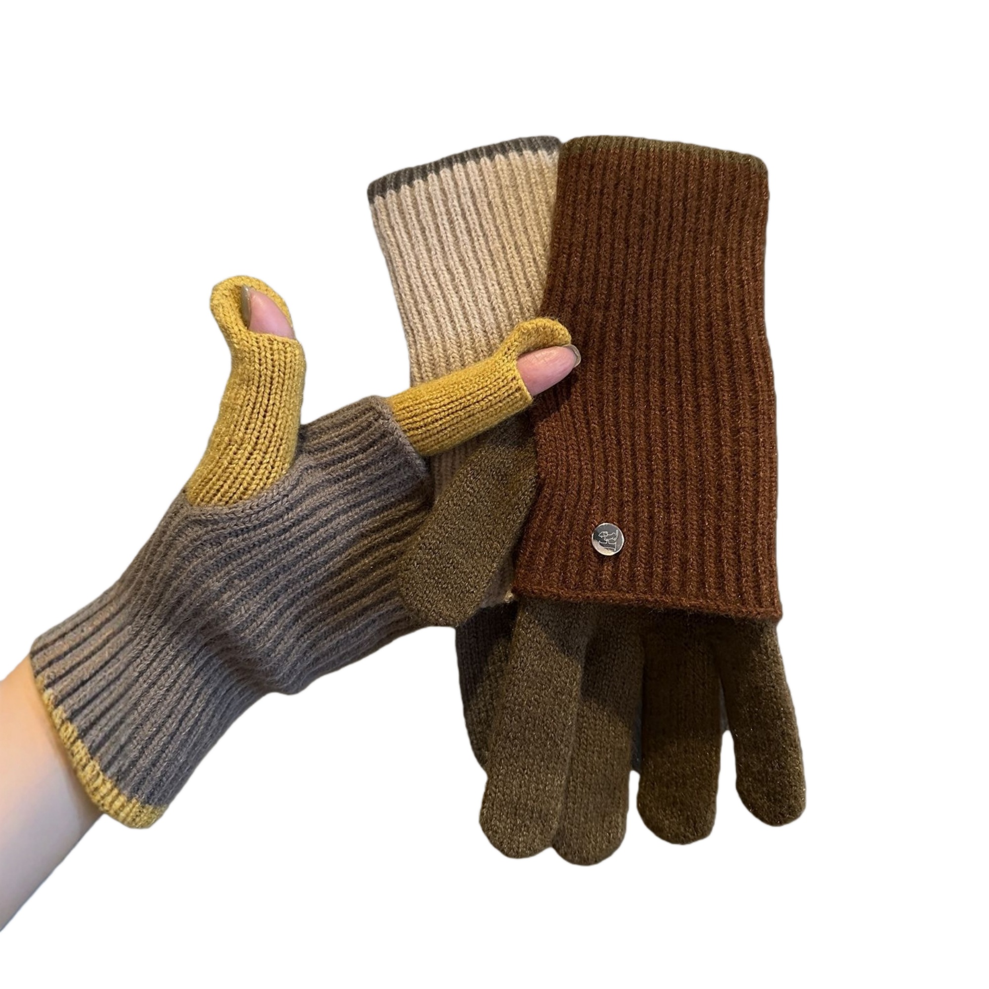 Elastic Soft Knitted Glove 2