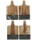 Black Marble and Wood Cutting Board 56